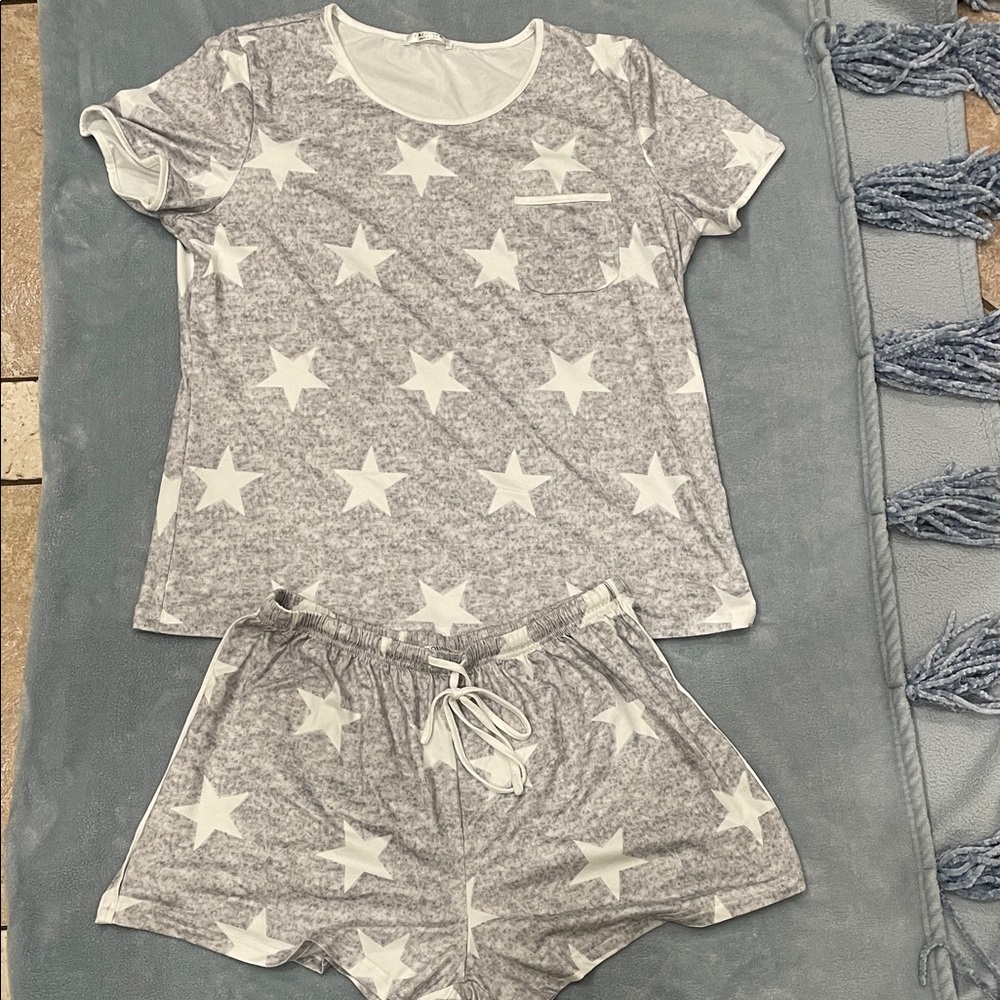 Women's Starry Gray Pajama Set